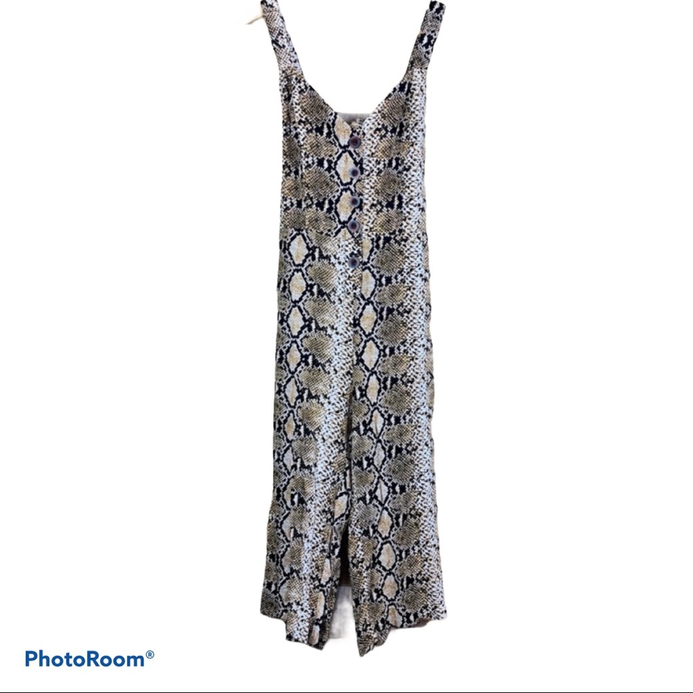 Waimea Jumpsuit Gaucho Snakeskin Size Medium